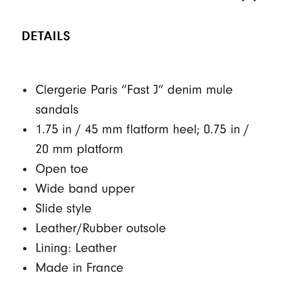 Clergerie Paris FastJ Denim Flatform Sandals, New, Size US 10.5 - Picture 10 of 11